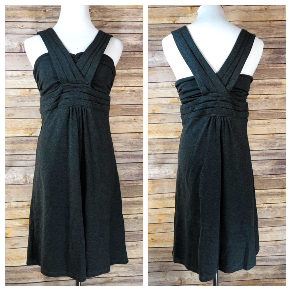 Ella Moss Heather Grey Strappy Jumper Dress